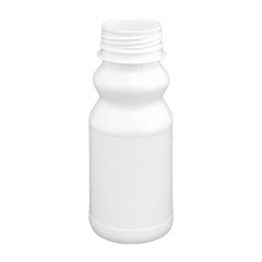 Flacone bianco in HDPE da 200 ml senza tappo
