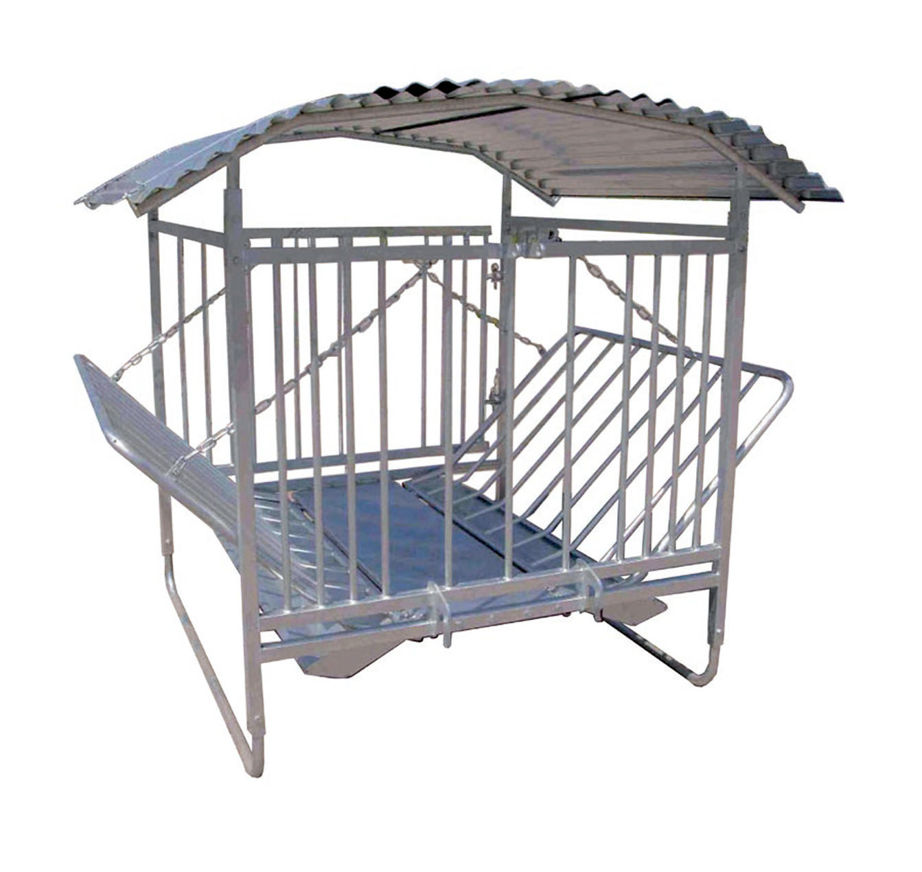 Mangiatoia Per Ovini Cm100 Pecore,capre,agnelli,cavalli Porta Fieno - Foto 5