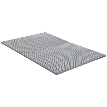 Griglia Pavimento In Fibra Di Vetro FRP &ndash; Grigio &ndash; 39,4x19x0,24 &ndash; 1 Pz &ndash; Nuova