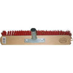 Scopa larga top rossa da stalla 40 cm attacco  ø 24 mm