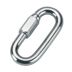 Moschettone zincato con sicura