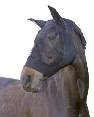 Maschera antimosche mod. finostretch nero con protezione per orecchie mis. pony