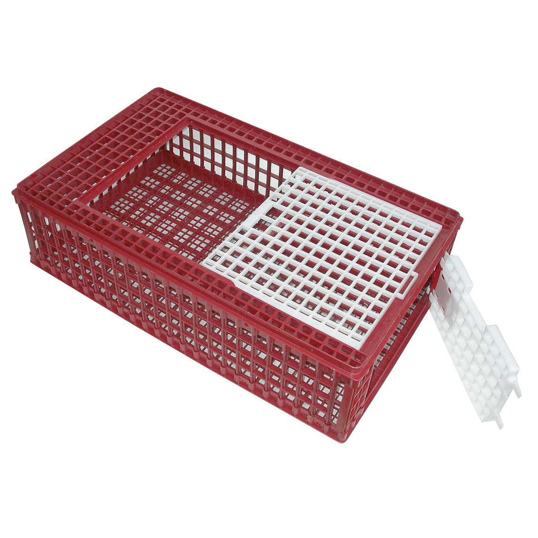 Cassetta da trasporto pollame box red/white 95x57x27.5 cm