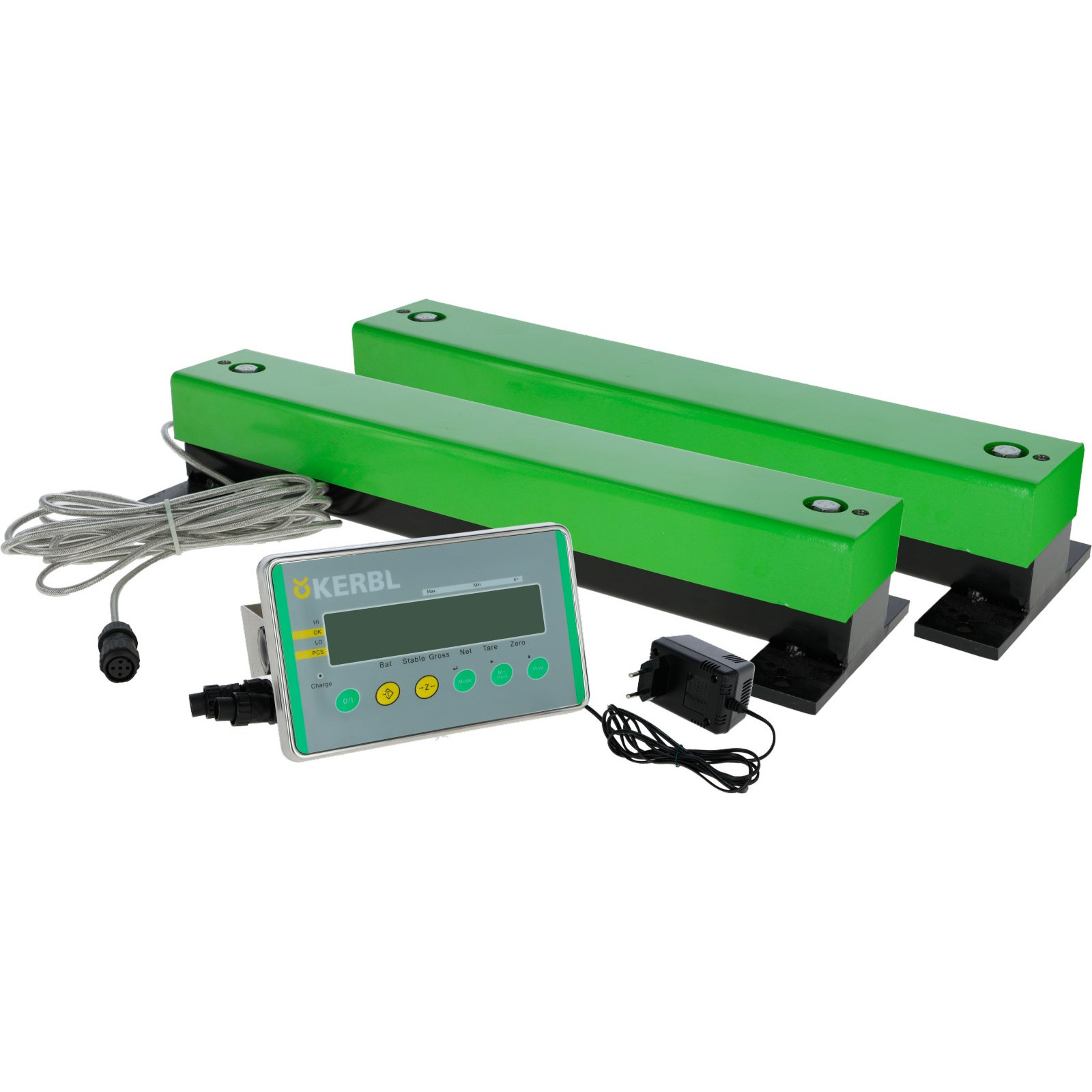 Weighing loadbar set with display 60 cm