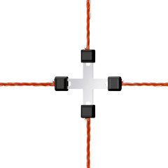 Connettore incrociato per filo conduttore litzclip®